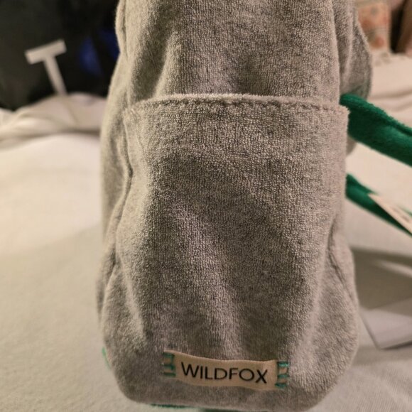 Wildfox Pineapple Terry Cloth Tote Bag Beach Handbag Purse Green Trim NWT Fun! - Picture 7 of 16